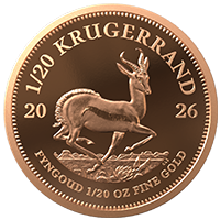 1/20 oz gold proof Krugerrand
