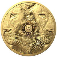 R50 Big 5 Lion 1oz Gold Proof