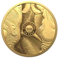R50 Big 5 Lion 1oz Gold Proof