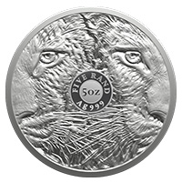 BIG 5 LEOPARD 5 OZ SILVER