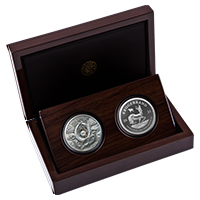 Big 5 Buffalo and Krugerrand Proof Set – Silver