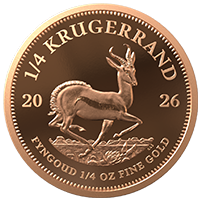 ¼ oz gold proof Krugerrand