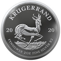 2oz Fine-Silver Proof Krugerrand