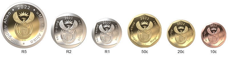 SA Mint - Circulation coins - Obverses