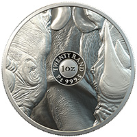 Big 5 Elephant 1oz Silver AG 999