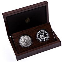 Big 5 Lion and Krugerrand Proof Set – Silver