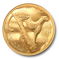 R50 AFRICAN RANGE SURVEYING CHEETAH ¼ OZ GOLD